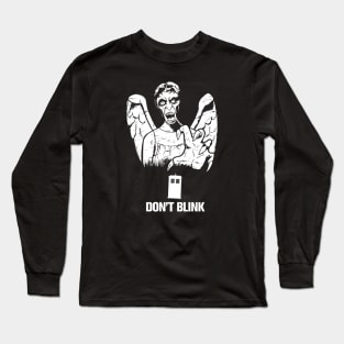 Doctor Who Weeping Angel "Don't Blink" Long Sleeve T-Shirt